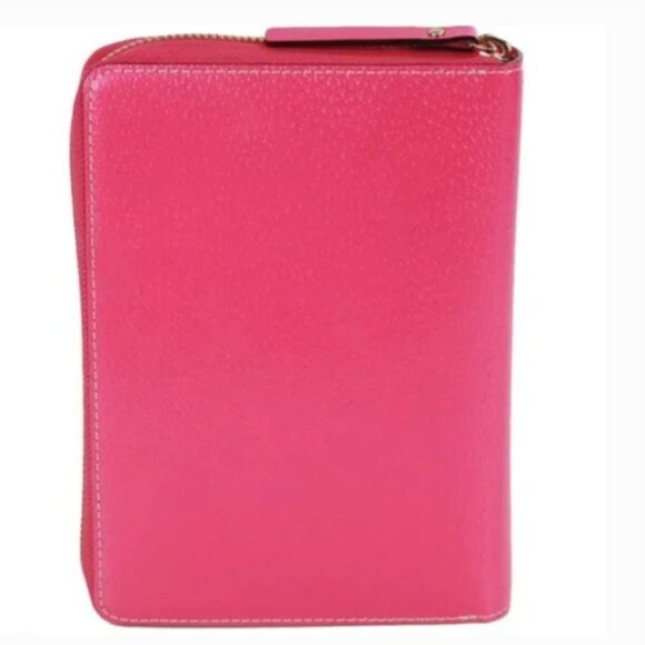 Kate Spade sweetheart hot pink leather Wellesley Planner Agenda - Picture 4 of 14